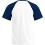 Promodoro Men´s Raglan T white/navy