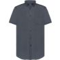 JHK Poplin short sleeve shirt grey