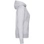 fruit of the loom Ladies classic hooded sweat heather_grey