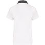 Kariban Polo jersey bicolore femme white/dark_grey_heather