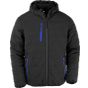 Result Black compass padded winter jacket black/royal
