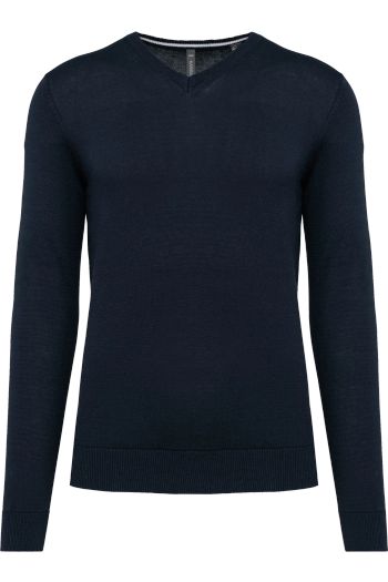 Image produit Pull col en V écoresponsable homme
