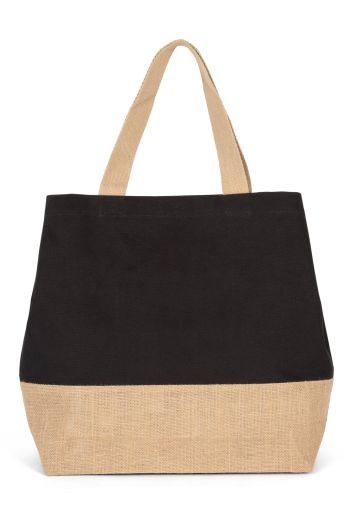 Image produit Sac shopping en toiles de coton et jute