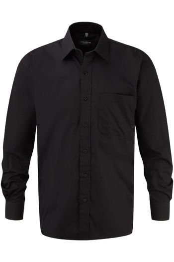 Image produit Men’s long sleeve classic pure cotton poplin shirt