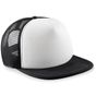 Beechfield Casquette américaine vintage junior black/white