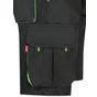 Velilla Bermuda multipoches bicolore black/lime