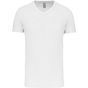 Kariban T-shirt Bio150IC col V homme white