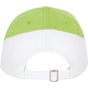 k-up Racing - casquette bicolore 6 panneaux lime/white