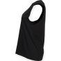 SF Clothing Women´s high neck slash armhole vest black