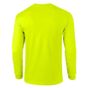 Gildan Adult T-Shirt Ultra-cotton Long Sleeve safety_green