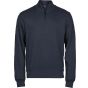 Tee Jays Ribbed Interlock Half Zip navy