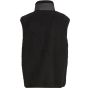 Build Your Brand Bonded Sherpa Vest black