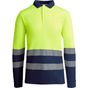 Roly WRK Atrio LS marine/jaune_fluo