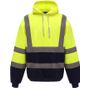 Yoko Sweatshirt capuche haute visibilité hi_vis_yellow/navy