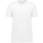 kariban T-shirt Supima® col V manches courtes homme - white - L