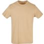 Build Your Brand Basic Basic Round Neck T-Shirt union_beige