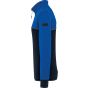 WK Designed To Work Sweat-shirt écoresponsable col zippé unisexe navy/royal_blue