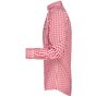 James&Nicholson Men´s Traditional Shirt red/white