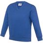 AWDis Academy Sweat-shirt à col en V pour enfants Academy academy_royal_blue