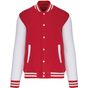 Kariban Blouson molleton teddy enfant red/white