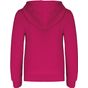 Kariban Sweat-shirt capuche contrastée enfant fuchsia/fine_grey