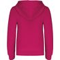 kariban Sweat-shirt capuche contrastée enfant fuchsia/fine_grey