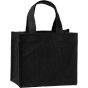 Nutshell Sac cabas en jute black/black