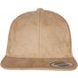 flexfit Suede Leather Snapback khaki