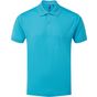 Premier Polo piqué Coolchecker pour homme turquoise