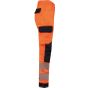 WK Designed To Work Pantalon de sécurité recyclé multipoches unisexe hi_viz_orange/navy