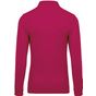 kariban Polo piqué manches longues homme  fuchsia