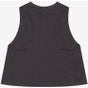 Bella Women's racerback cropped tank dark_grey_heather