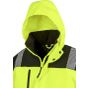 Result Recycled extreme tech printable softshell safety coat fluorescent_yellow/black