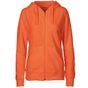 Neutral Ladies Zip Hoodie orange