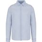 Kariban Chemise écoresponsable délavée coton twill homme bleached_indigo