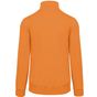 Kariban Sweat-shirt col zippé orange