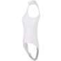 Build Your Brand Ladies Sleeveless Turtleneck Body white