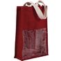 Kimood Sac porte bouteilles en jute cherry_red/gold
