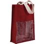 kimood Sac porte bouteilles en jute cherry_red/gold