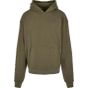 Build Your Brand Ultra Heavy Cotton Box Hoody olive