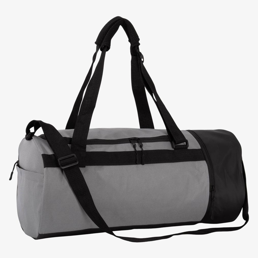 Sac de sport forme tube avec compartiment chaussure séparé kimood