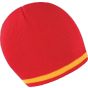 Result National Beanie red/yellow