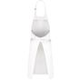 kariban Tablier avec poche en coton Bio white