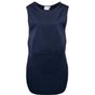 Premier Chasuble long avec poche pour femme navy