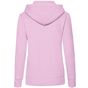 fruit of the loom Classic Hooded Sweat Lady-Fit rose_pale