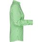 James&Nicholson Ladies´ Traditional Shirt green/white