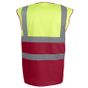 Yoko Gilet haute visibilité bicolore hi_vis_yellow/red