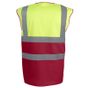 yoko Gilet haute visibilité bicolore hi_vis_yellow/red