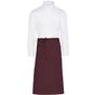 SG Accessories - Bistro Rome - Recycled Bistro Apron with Pocket burgundy