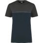 WK Designed To Work T-shirt bicolore écoresponsable manches courtes unisexe navy/dark_grey